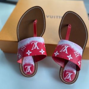 LV Escale Palma Flat Thong Monogram Giant